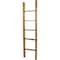 Ekena Millwork 19"W x 72"H x 3 1/2"D Vintage Farmhouse 5 Rung Ladder, Barnwood Decor Collection, Weathered Brown DECR019X072X04LDRBR - alternate 3